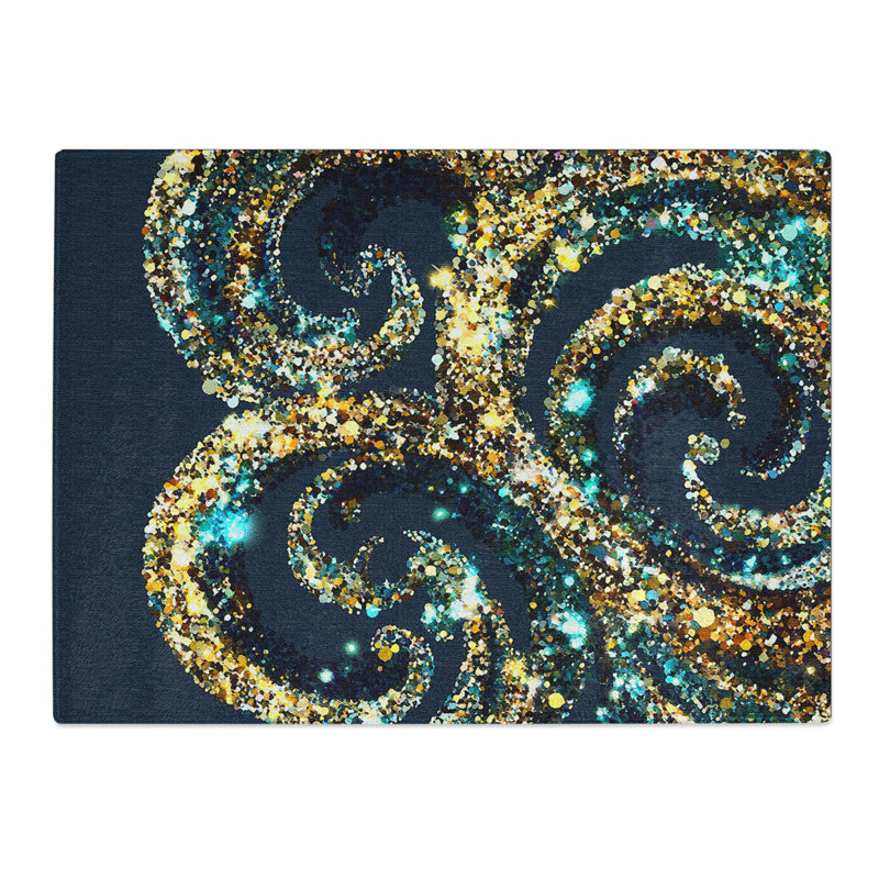 Glitter And Sparkle Vol.5  Glass Chopping Board