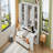 Twin Size Wooden Daybed with Three Drawers, All-in-One Cabinet, Desk, and Shelves for Versatile Storage and Space Efficiency-355884818-355884819