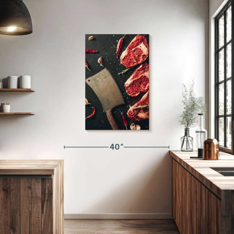 Yarlin Spiced Raw Steak, 36" H x 24" W
