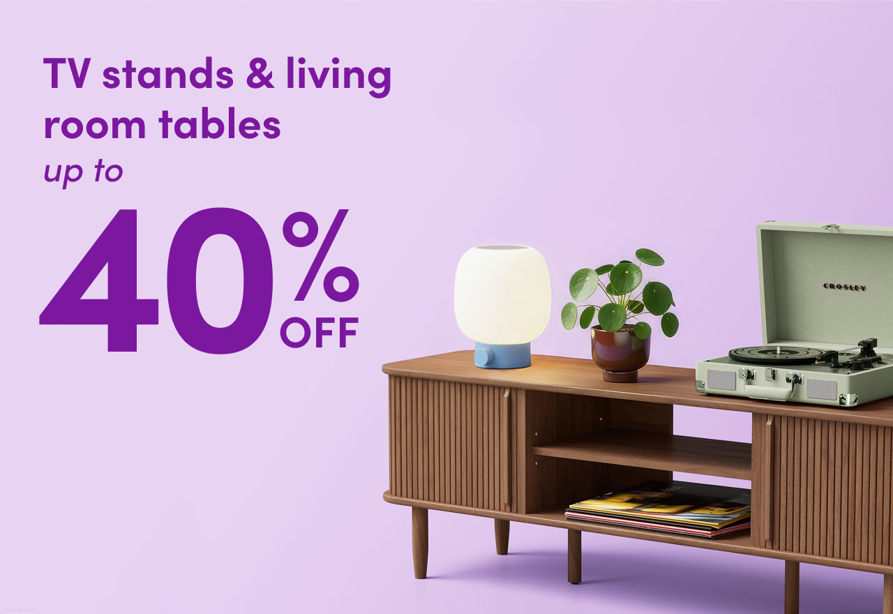 TV stand & living room table deals