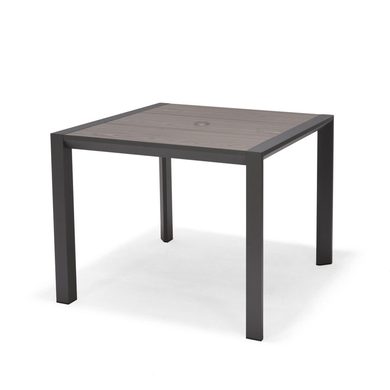 Outdoor Patio Aluminum Square Dining Table