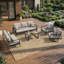Ensemble de conversation Townsend avec coussins Sunbrella®-93082665-93082666
