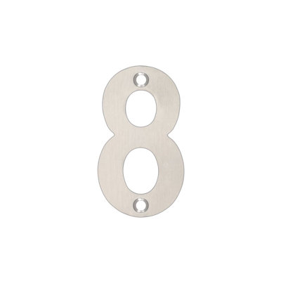 7.5cm H Stainless Steel House Number