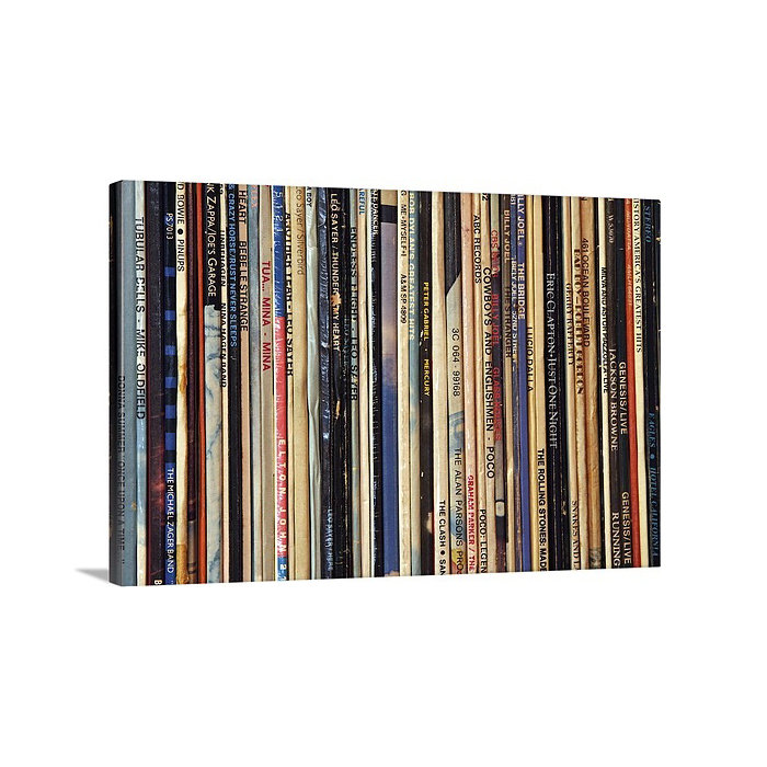 «LPs Print, H 24 po x l 36 po x P 1,5 po, Toile