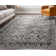 Zazzle Argos Vintage Modern Floral Gray Area Rug