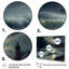 «Lighttower In Stormy Full Moon Beach Night On», reproduction sur toile-1320811470-1127027080