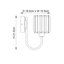 Ampelius Steel Armed Sconce-91291135