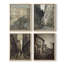 «Vintage Landscape», ensemble de 4 encadrées-776842863-776842866