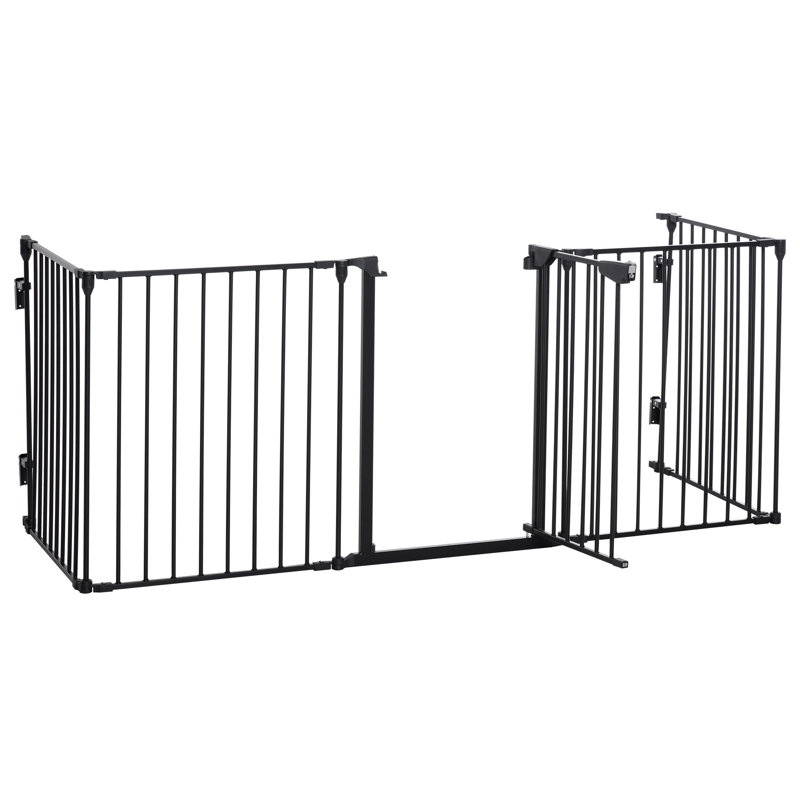 Free Standing Pet Gate With Door, 300cm W