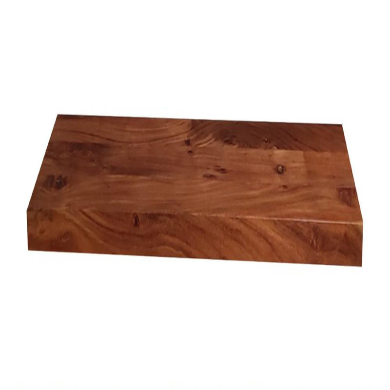 Fenderson Acacia Floating Shelf, 2" H x 48" W x 12" D