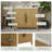 Alsup 36" Single Sink Vanity With Calacatta Gold Quartz Countertop-128514140-128514141