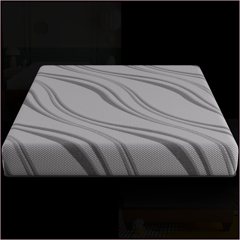Mattresses | King Size 8'' Firm Gel Memory Foam Mattress, Ultra Cooling Responsive, Greenguard Gold Certified, Made in USA | Charcoal Gray | Foam