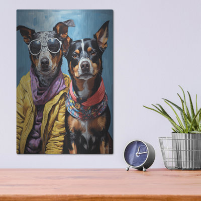 «Travel Companions» par Momart, art mural en métal
