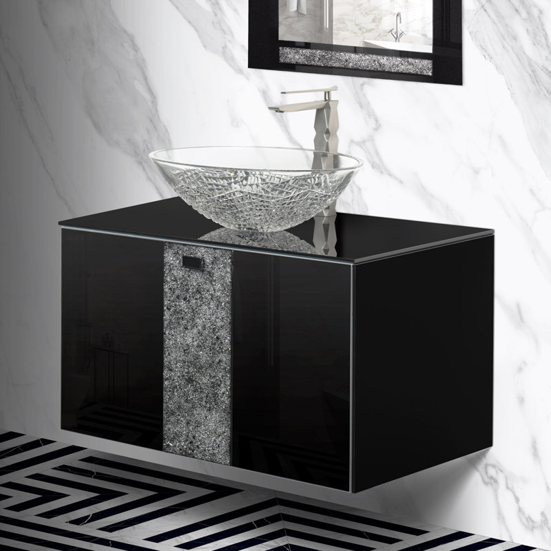 32'' W Single Vanity, Black