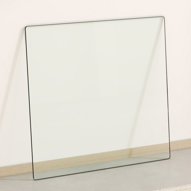 SEULEMENT, plateau de table en verre trempé transparent de 24 po, résistant à la chaleur et à la surface. Convient à diverses occasions telles que les cuisines et les restaurants. Verre transparent 24 po * 24 po x 0,23 po.