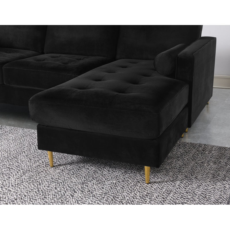 Cooper Corner Sofa, Black