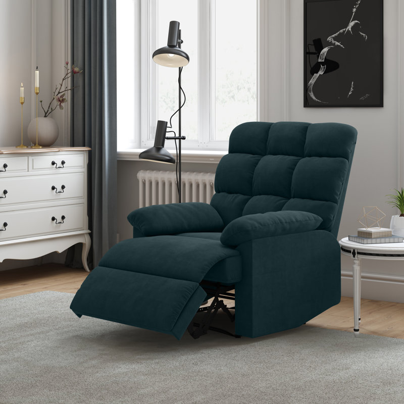 Eger Recliner, Medium Blue