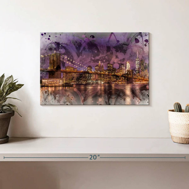 Lilie New York Lights, 8" H x 12" W