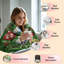 Plaid de Noël en flanelle polaire JYK, léger, respirant, doux, chaud et confortable en microfibre pelucheuse, 76 x 102 cm, décorations suspendues Believe-134826117