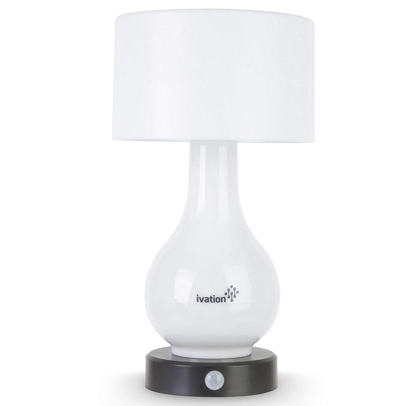 Lampe de table à pile 10 po