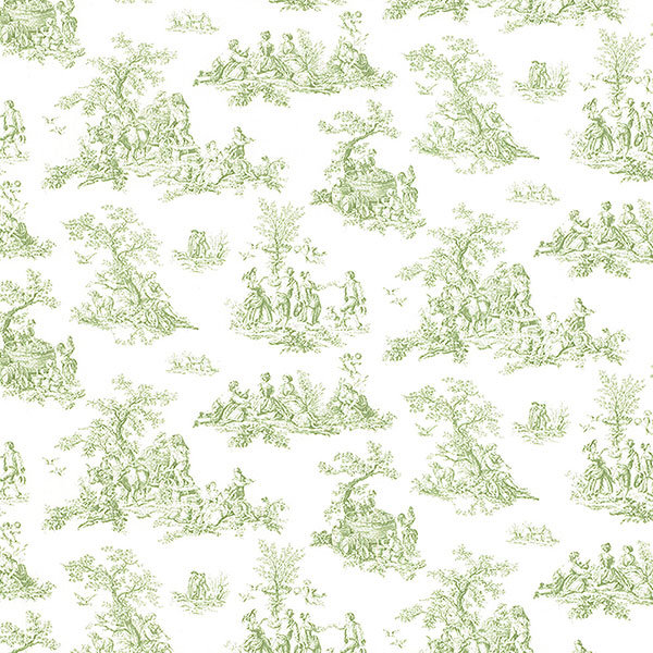 Petit papier peint 32,7 pi x 20,5 po Frisange, vert