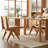 Burlywood Rectangular Solid Wood Butterfly Leaf  Dining Table-107659970