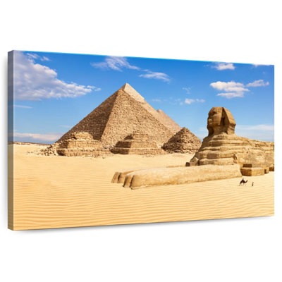 Adella Sphinx And Great Pyramid Of Giza