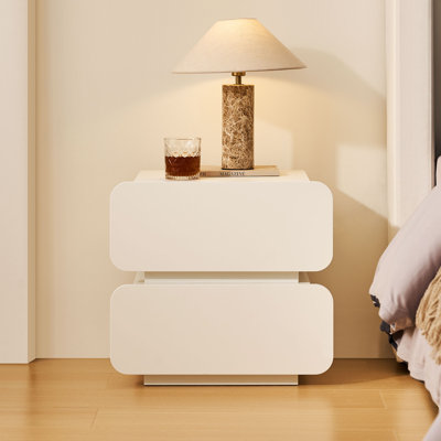 40cm W Manufactured Wood Bedside Table