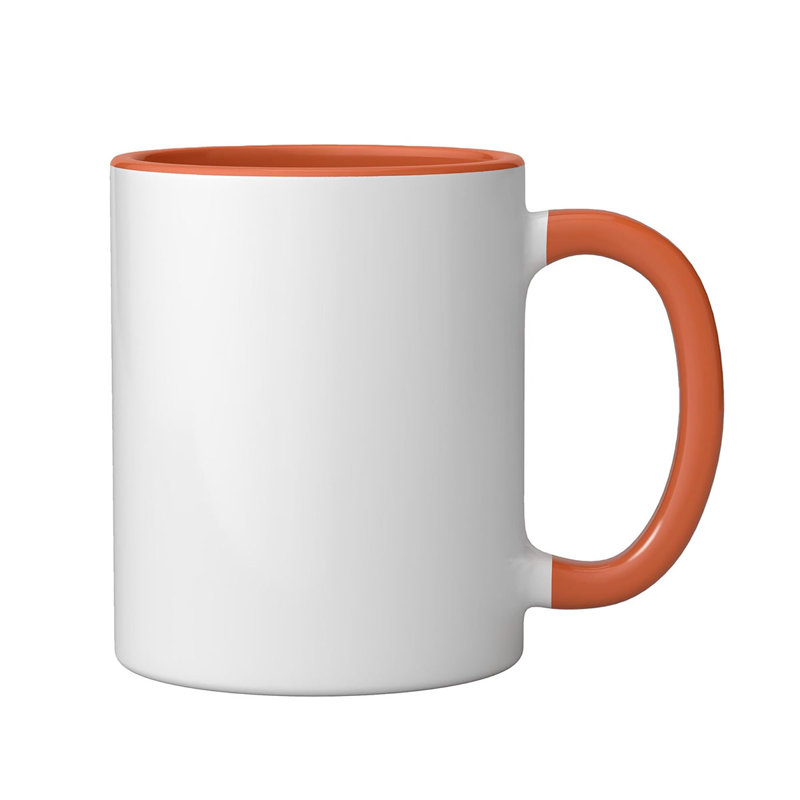 Ceramic Coffee Mug, Orange