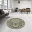 Tapis vert à motif floral-1080217120