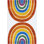 Tapis classique lavable à la machine à double arc-en-ciel pour enfants Classic SpinClean