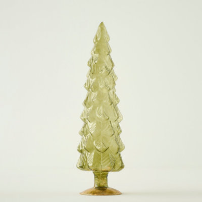 Ornement de Noël en verre pin