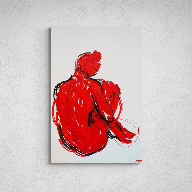 Red 40, 36" H x 24" W
