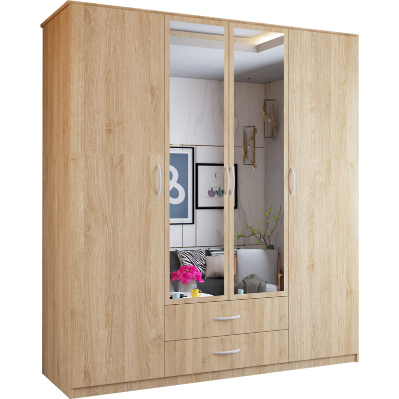 Manufactured Wood Wardrobe, Oak