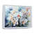Cadre flottant blanc