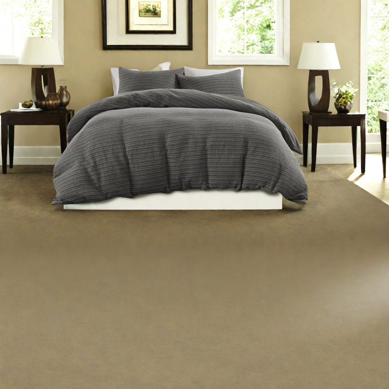 Cozy Cotton Waffle Bedding Sets, King/cal King Size, Vintage Style Comfort