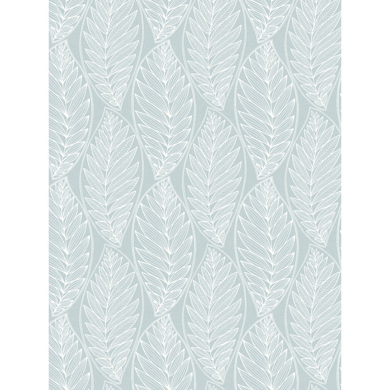 Rouleau de papier peint L 27 pi x l 27 po Bonfield, Cap bleu