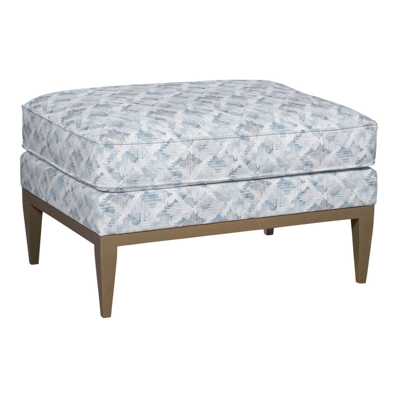 Camilla Upholstered Ottoman, Hampton, Kempsey Sheepskin