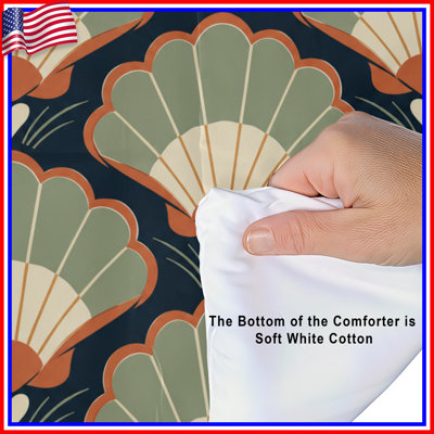 Fan Shell Motif Comforter