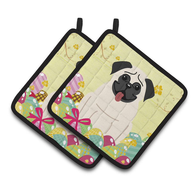 Caroline's Treasures Polyester Potholder, Cream