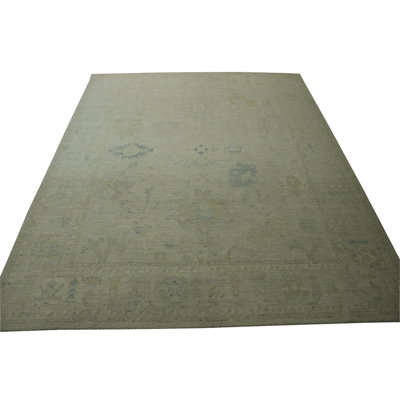 Mcclintic One-of-a-Kind 7.10x9.9 Area Rug Soft Gray