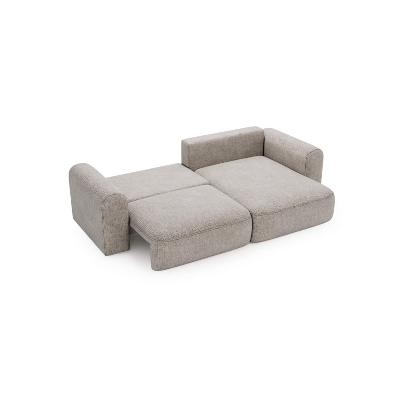3 Seater Corner Sofa , Left Hand Facing, Light Grey