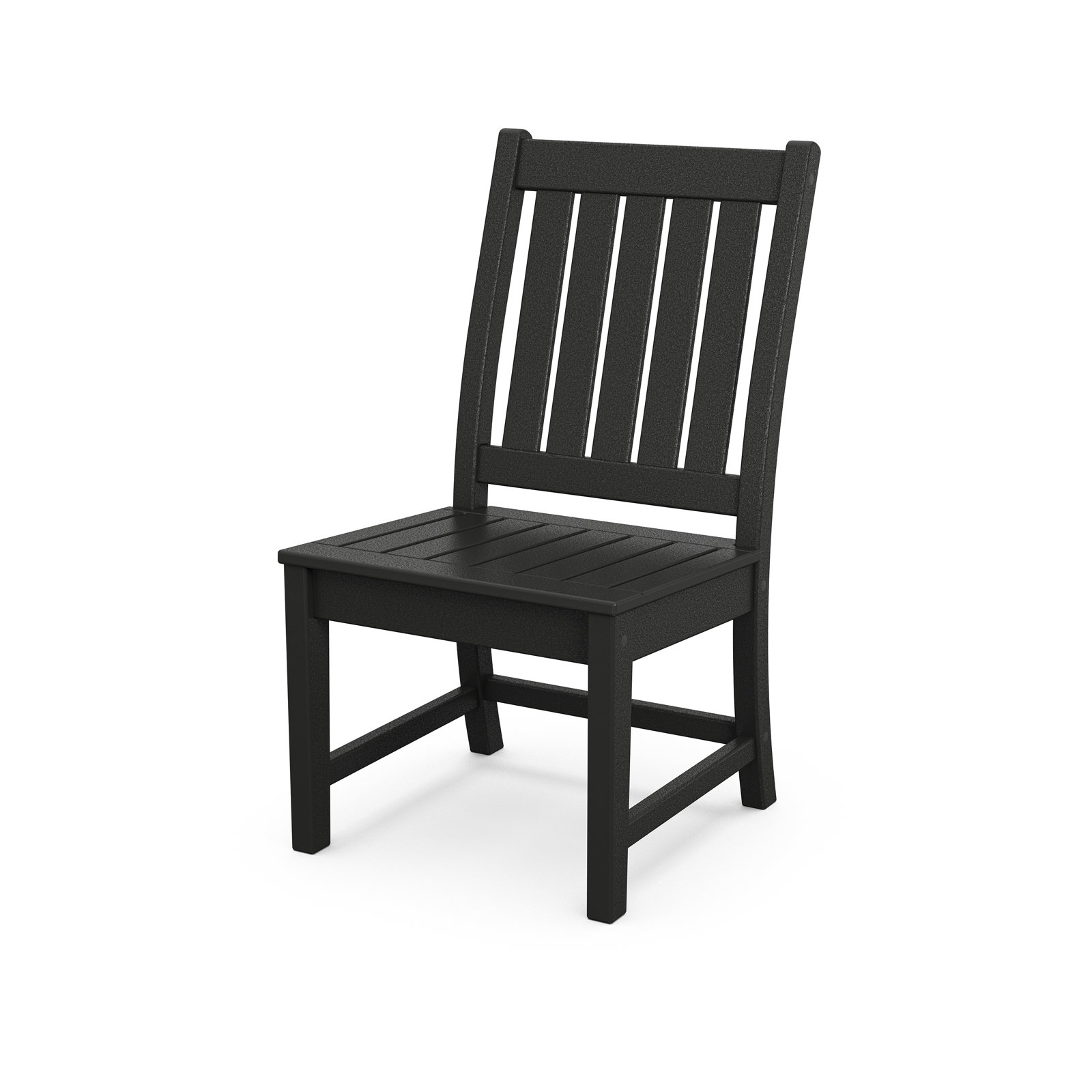 POLYWOOD Dining Side Chair, Black
