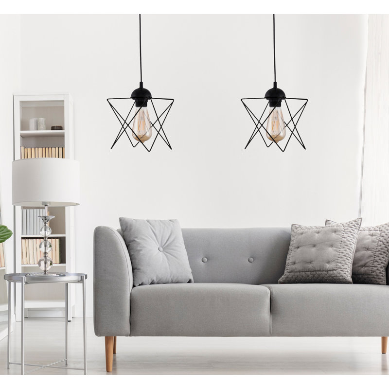 Luminaire suspendu géométrique 1 lumière Konover