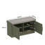 Arata Hallway Shoe Storage Bench With 4 Drawer Dresser Living or Bedroom Set-761947823