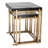 Niemeyer Glass Top Nesting Tables End Table