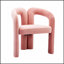 Chaise d'appoint rembourrée en tissu de conception contemporaine avec dossier ergonomique pour plus de confort et de style-2132802579