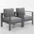 2 Piece Patio Aluminum Chair-88439954