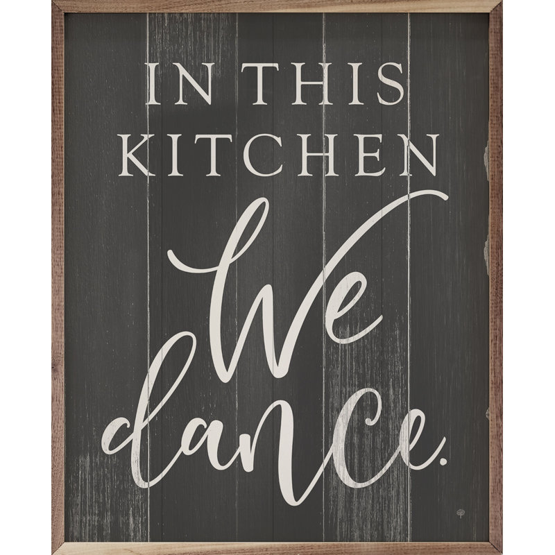 In This Kitchen We Dance, H 40 po x l 32 po