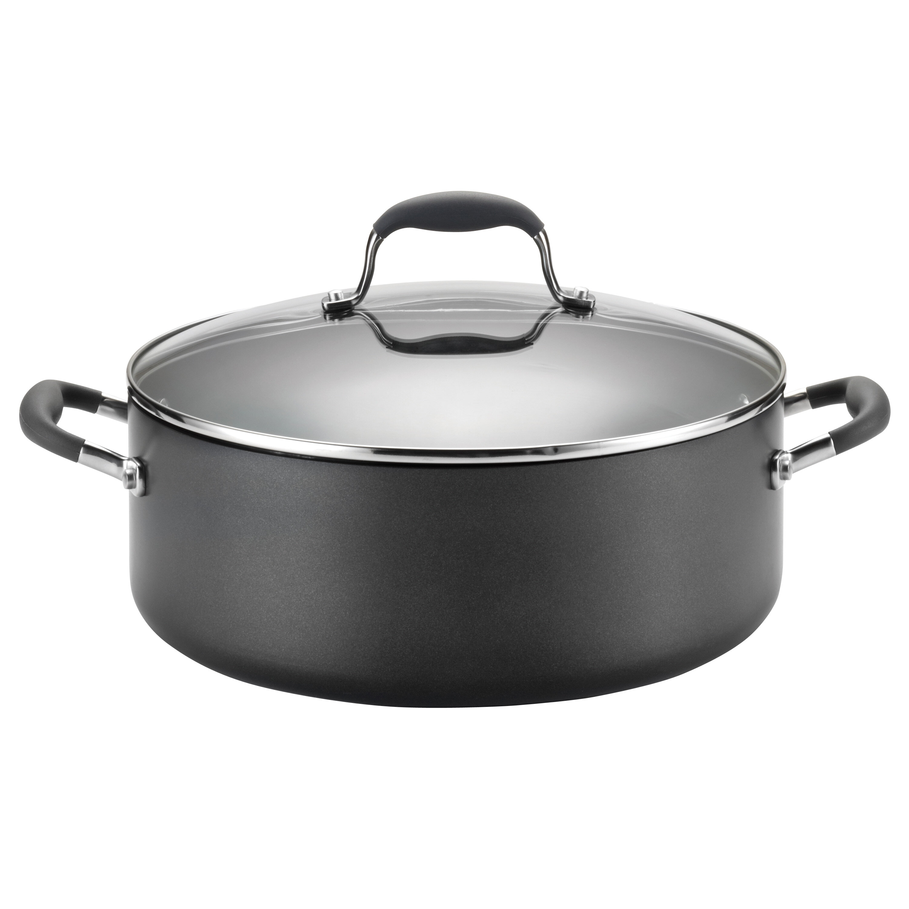 Anolon Advanced Hard Anodized Nonstick Wide Stockpot with Lid, 7.5-Quart &  Reviews